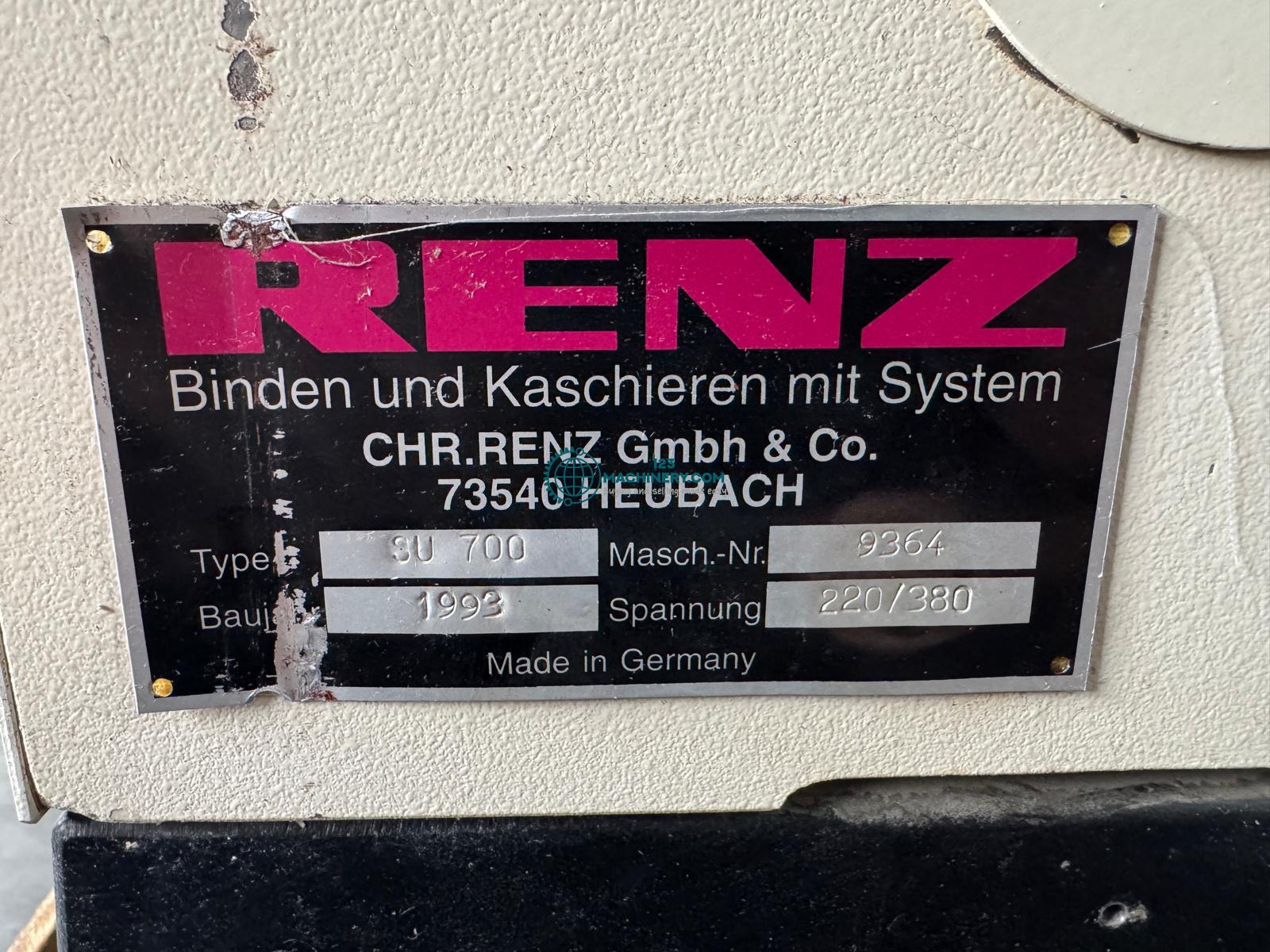 Mostrar anuncio Renz Super 700 wiro punching machine